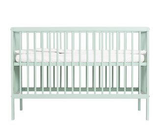 Mini Cot Bed Essential Drawer Bundle 5 in 1 - Dusty Aqua - Mokee