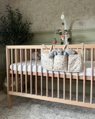 Natural beech cot bed beechwood