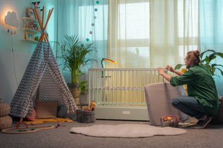 Mini Cot Bed | Dusty Aqua - Mokee