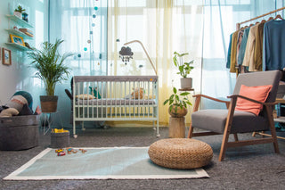 Mini Cot Bed | Dusty Aqua - Mokee