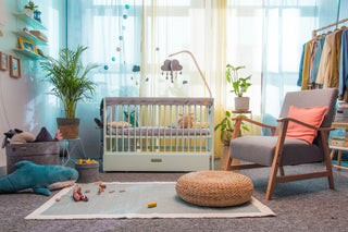 Mini Cot Bed | Dusty Aqua - Mokee