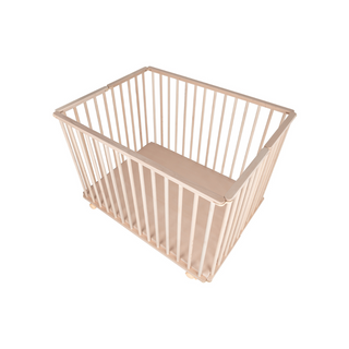 Mokee Ezee | Adjustable Playpen with wheels - Beech - Mokee