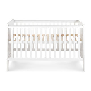 Grandeur 3 Piece Nursery Furniture Set | 140 x 70 | White - Mokee
