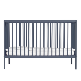 Mini Cot Bed - Stone Blue (120x60) Solid Beechwood - Mokee