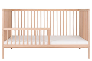 Midi Cot Bed (140x70) Toddler Safety Rail Conversion Kit - Beech - Mokee