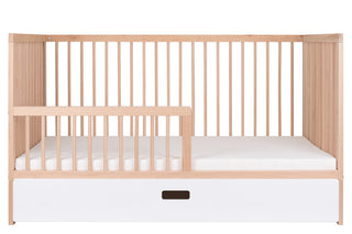 Midi Cot Bed with Drawer -  Beech (140x70) - Mokee