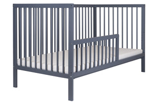 Midi Cot Bed - Stone Blue (140 x 70) Solid Beechwood - Mokee