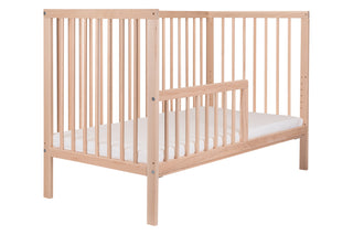 Mini Cot Bed (120x60) Toddler Safety Rail Conversion Kit - Beech - Mokee