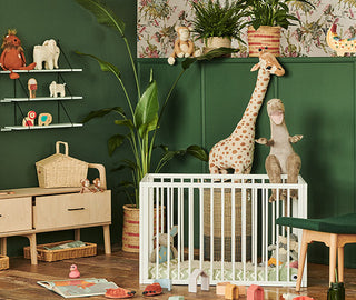 Mokee Foldable Playpen - White Beech - Mokee