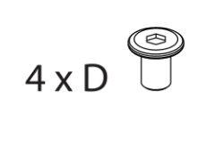Screws - Beech Cot - D Screws - Mokee