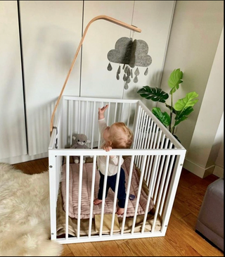 Mokee Foldable Playpen - Beech - Mokee