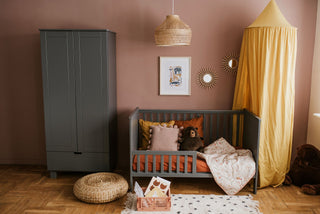 Grandeur 3 Piece Nursery Furniture Set | 140 x 70 | Graphite - Mokee