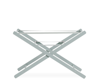 Natural Seagrass Moses Basket with Stand - Green - Mokee