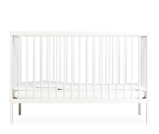 Mini Cot Bed with Drawer -  White - Mokee