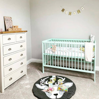 Mini Cot Bed Essential Drawer Bundle 5 in 1 - Dusty Aqua - Mokee