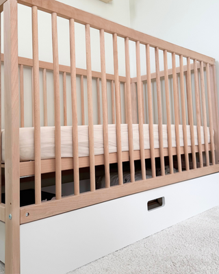 Midi Cot Bed Essential Drawer Bundle 5 in 1 - Beech - Mokee
