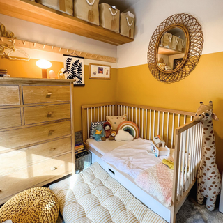 Midi Cot Bed With Mattress - Essential Drawer Bundle 5 in 1 - White Beech - Mokee