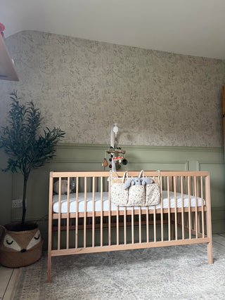 Midi Cot Bed - Beech (140 x 70) Untreated Solid Beechwood - Mokee