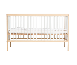Midi Cotbed with drawer & conversion kit - White Beech - Mokee