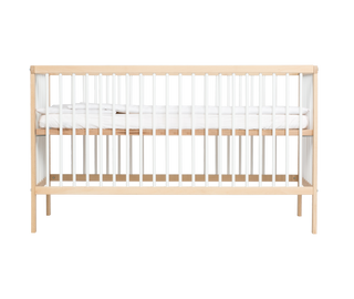 Midi Cot Bed Essential Bundle 4 in 1 - White Beech (140x70) - Mokee