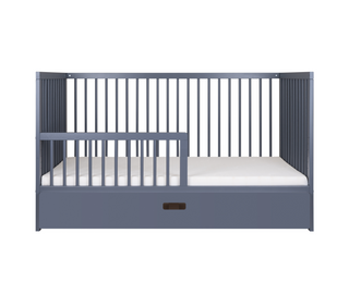 Midi Cot Bed with Drawer -  Stone Blue (140x70) - Mokee