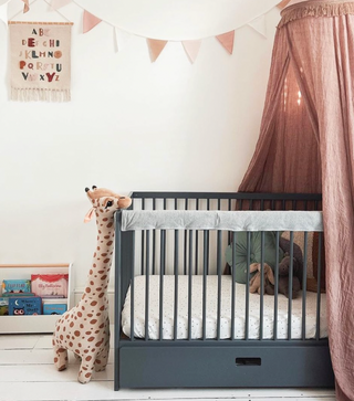 Mini Cot Bed Essential Drawer Bundle 5 in 1 - Stone Blue - Mokee