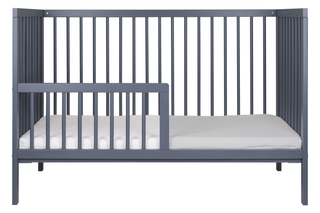 Mini Cot Bed (120x60) Toddler Safety Rail Conversion Kit - Stone Blue - Mokee