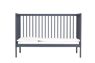 Mini Cot Bed Premium Natural Bundle 4 in 1 - Stone Blue - Mokee