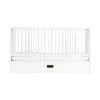 Midi Cot Bed Essential Drawer Bundle 5 in 1 - White - Mokee
