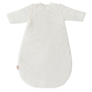 Jollein Sleeping Bag with Removable Sleeves - Ivory Rib 70cm (3-6 months)