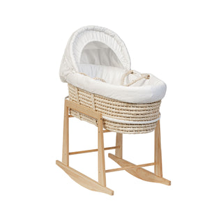 Classic Wicker Moses Basket with Rocking Stand