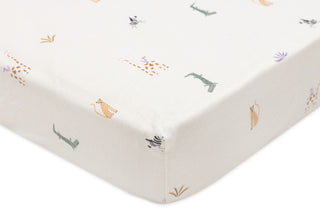 Jollein Cot Bed Fitted Sheet | 140 x 70 cm - Jungle Jambo