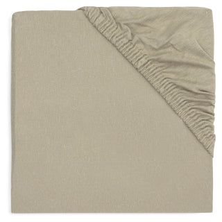 Jollein Cot Bed Fitted Sheet | 120 x 60 cm - Olive Green