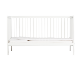 Midi Cot Bed | White - Mokee