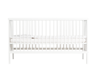 Midi Cot Bed | White - Mokee