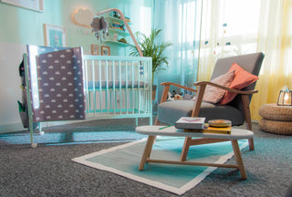 Mini Cot Bed | Dusty Aqua - Mokee