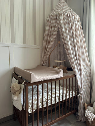 Midi Cot Bed - Walnut (140 x 70) Solid Beechwood