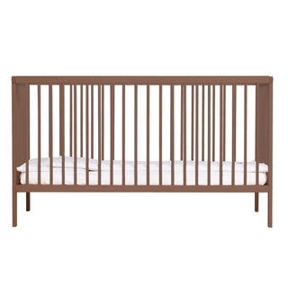 Midi Cot Bed - Walnut (140 x 70) Solid Beechwood