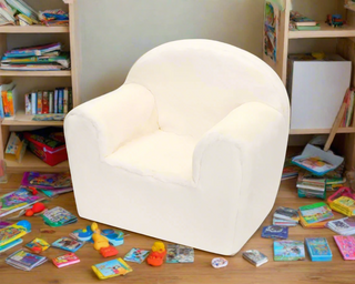 Pufee Toddler Armchair | Super Soft | Cream - Mokee