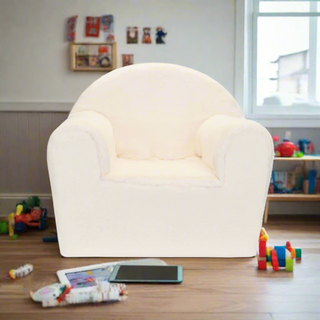 Pufee Toddler Armchair | Super Soft | Cream - Mokee