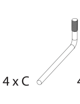 Screws - Beech Cot - C Screws - Mokee