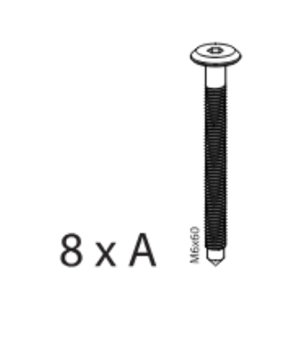 Screws - New Beech Cot - Whole Screw Set - Mokee