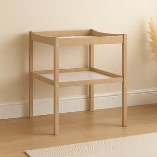 8 Piece Nursery Furniture Set with Natural Mattress - Beech (120x60) - Mokee