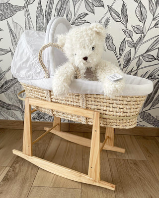 Classic Wicker Moses Basket - Mokee