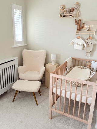 Mini Cot Bed With Aloe Vera Mattress - Beech