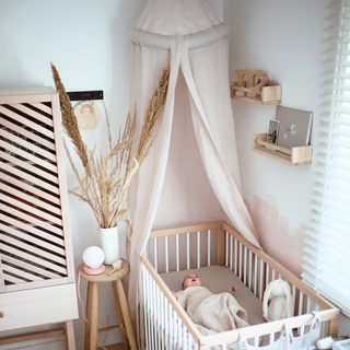 Linen Cot Bed Canopy - Canokee - Mokee