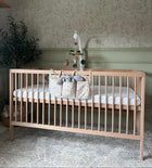 Midi Cot Bed - Beech (140 x 70) Untreated Solid Beechwood