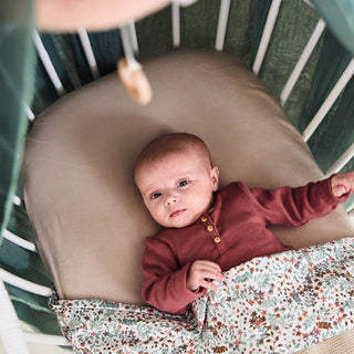 Jollein Cot Bed Fitted Sheet | 120 x 60 cm - Nougat