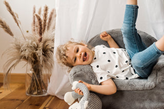 Pufee Toddler Armchair | Super Soft | Grey