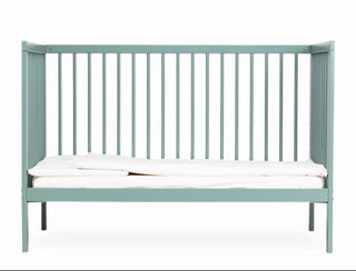 Mini Cot Bed With Mattress - Essential Bundle 4 in 1 - Stone Teal